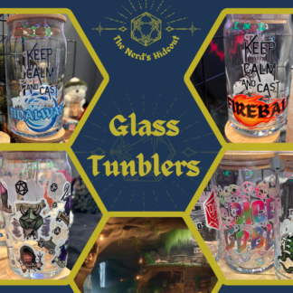 Glass Tumbler with Straw